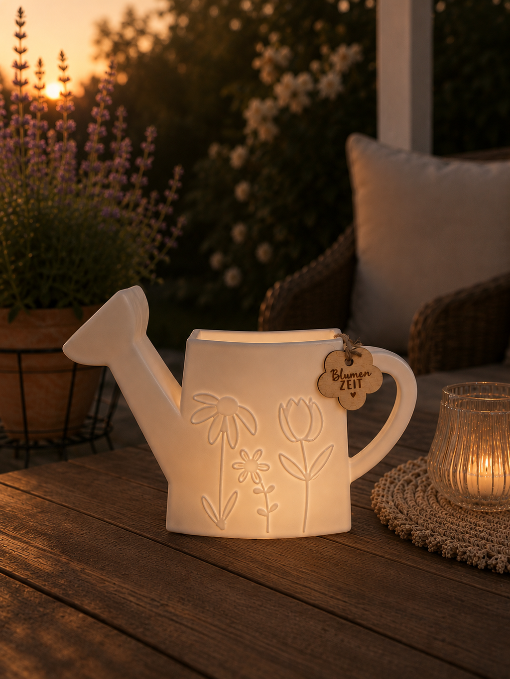 Dekokanne Blumenzeit (3D Druck)