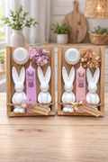 Hasen Holz Set