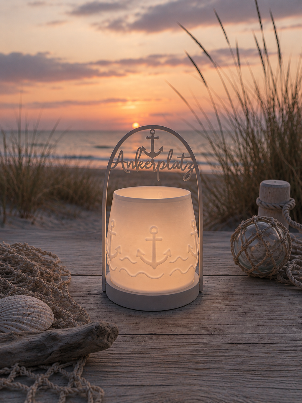 Windlicht Ankerplatz (3D Druck)