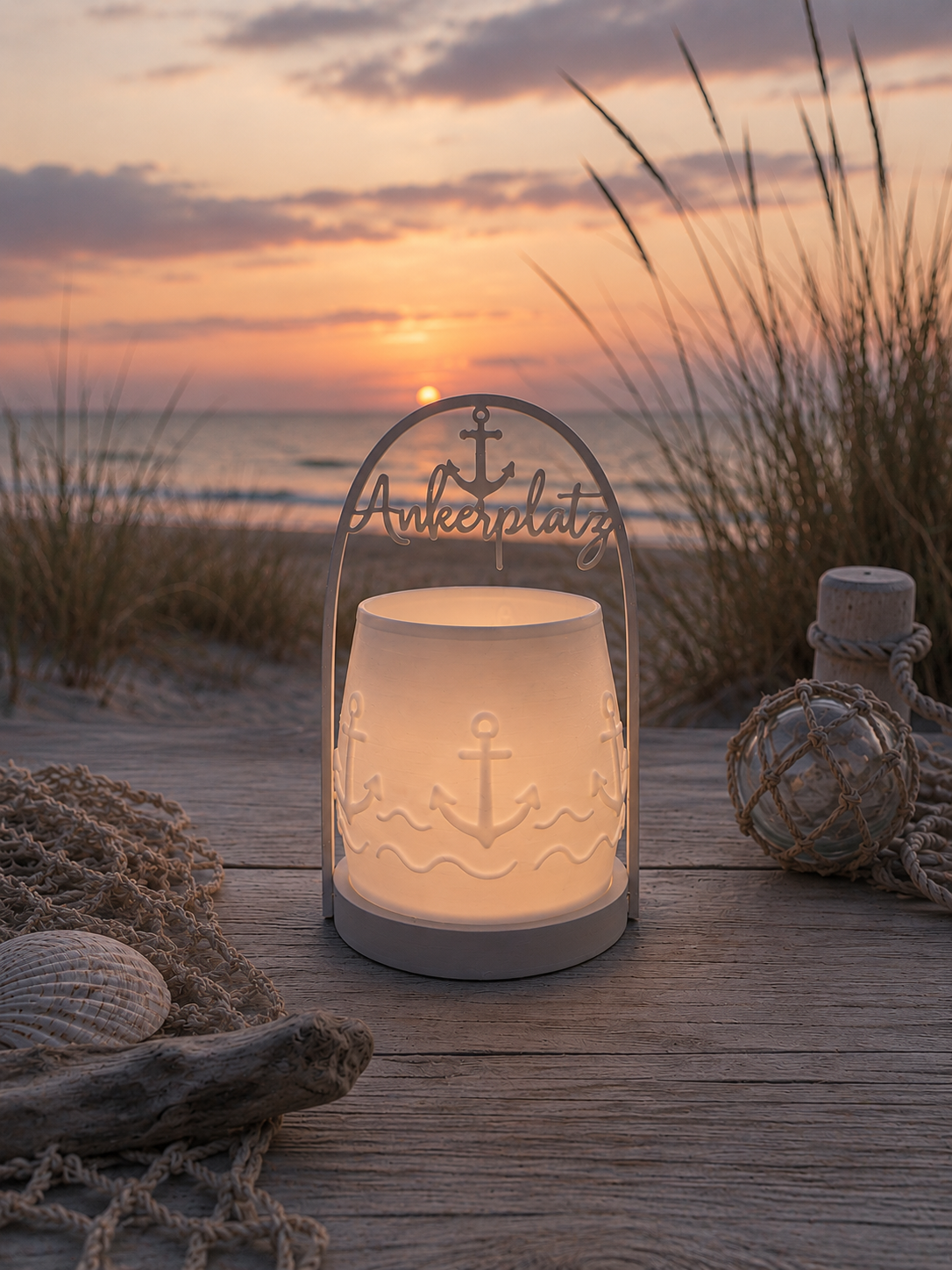Windlicht Ankerplatz (3D Druck)