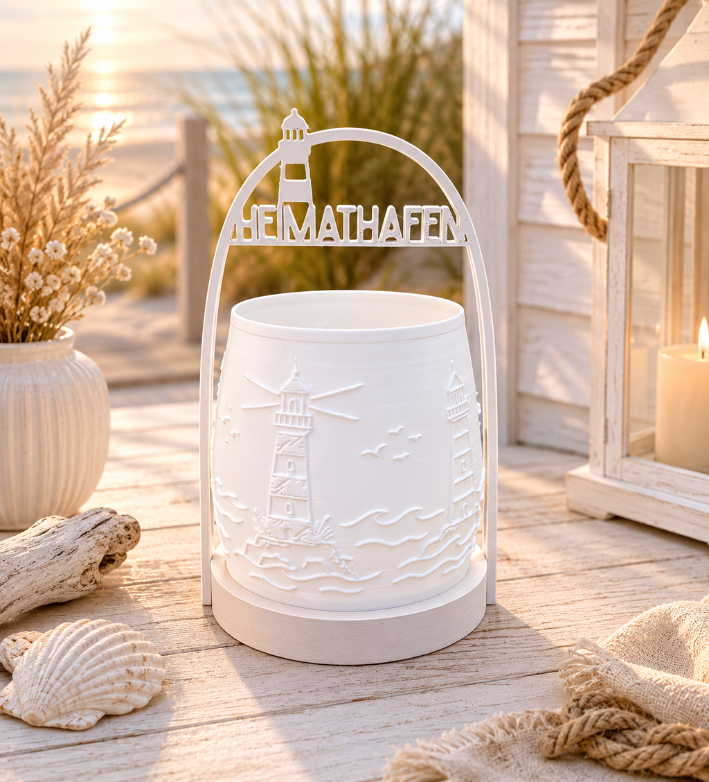 Windlicht Heimathafen (3D Druck)