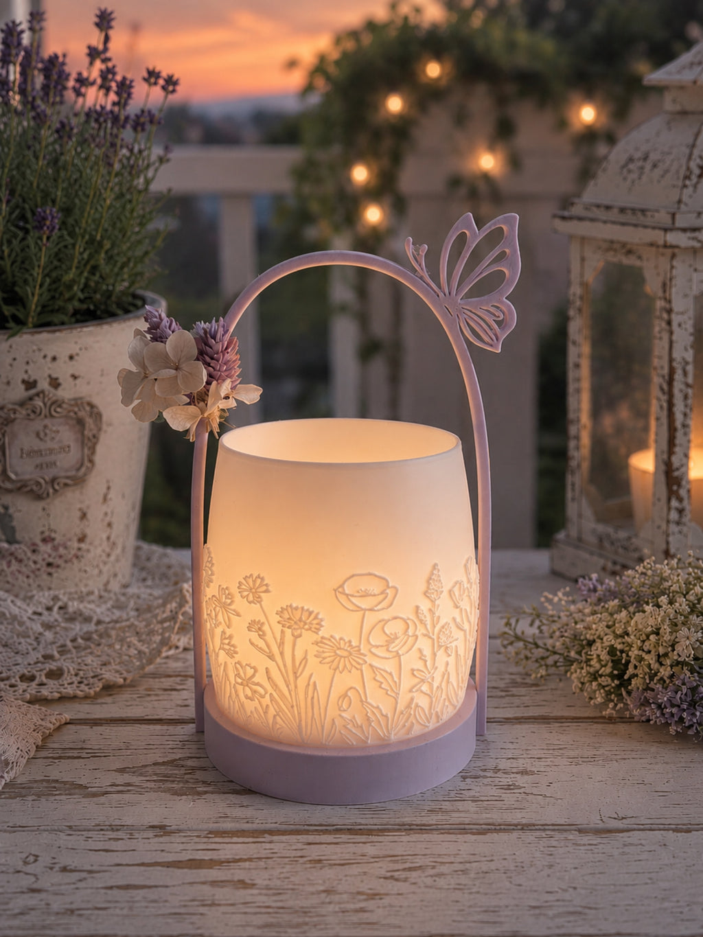 Windlicht Schmetterling (3D Druck)