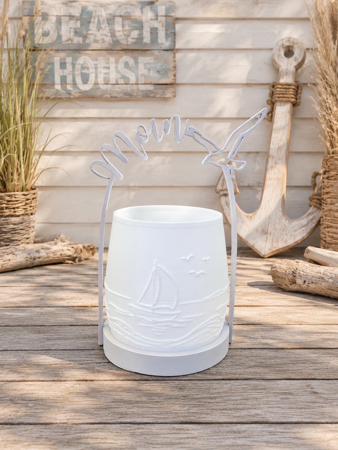 Windlicht Segelboot (3D Druck)